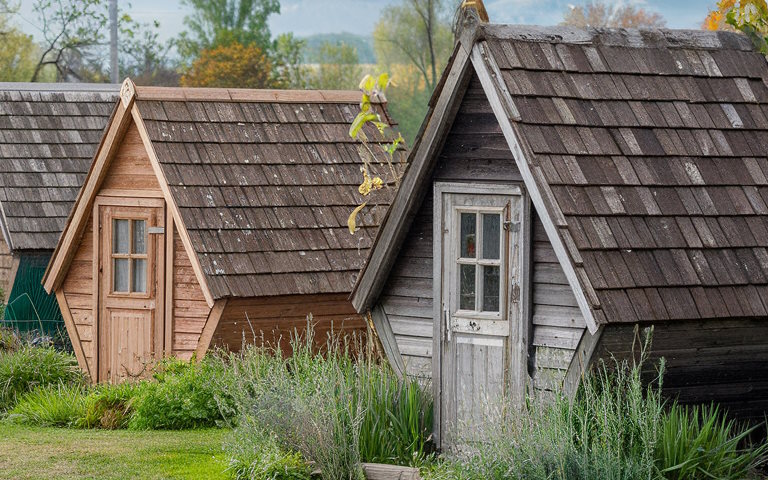 5-eckige Gartenhäuser mit Form von 5 Ecken